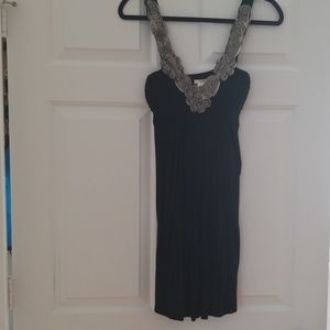 Black cocktail party dress